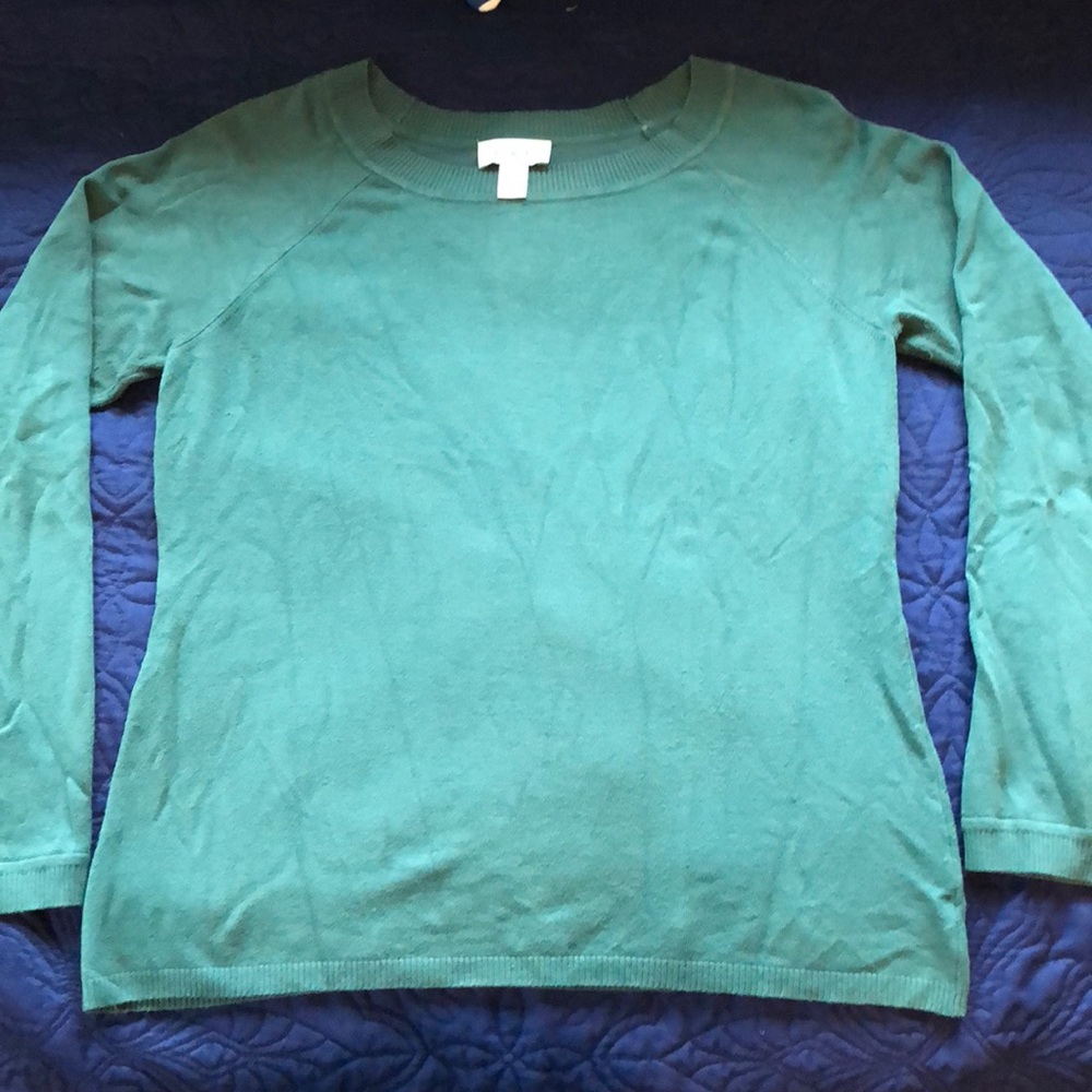 Green Ann Taylor Loft Sweater